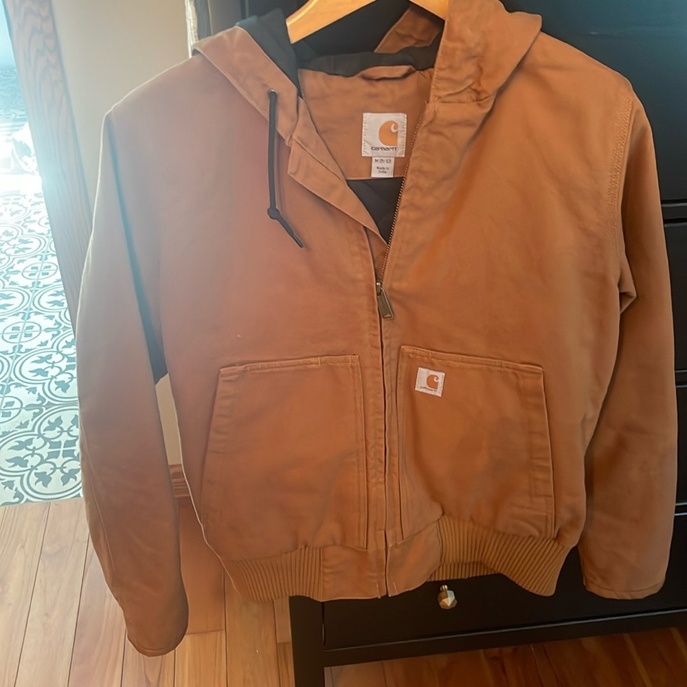 Carhartt Brown Hooded Utility Jacket